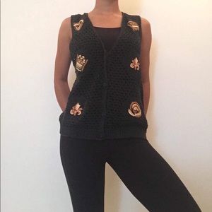 Vintage Crochet Vest